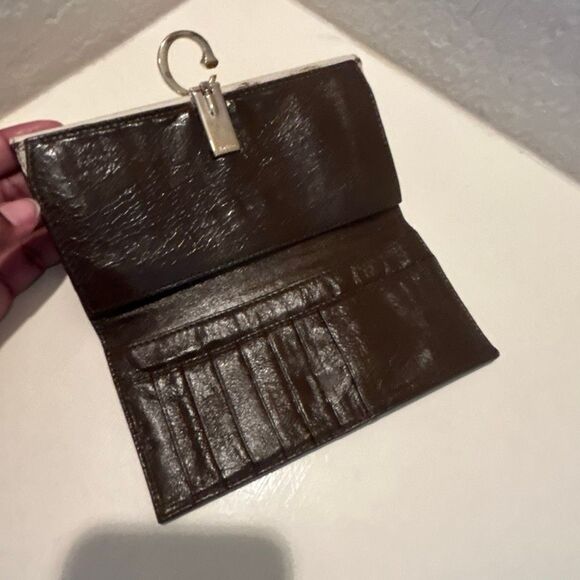 Gucci Foldover Long GG Monogram Logo Canvas Brown PROJECT TLC READ - Picture 7 of 15